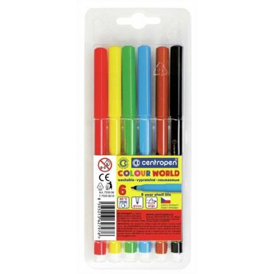 Centropen Marker 6 Farben