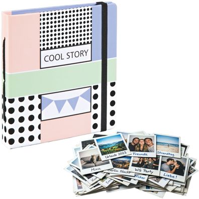 Hama Foto-Album Foto-Buch für 28x Polaroid Fuji Instax Sofortbild Bilder Fotos