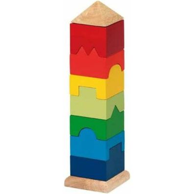 Goki Stapelturm aus Holz, 9 Teile