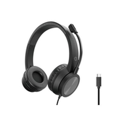 Conceptronic Headset USB-C, Mikro, nt. Bed. Stereo, 2.0m sw