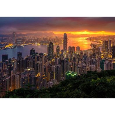 ENJOY Puzzle Hongkong im Morgengrauen 1000 Teile