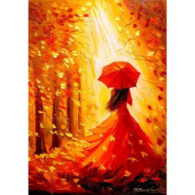 ENJOY Puzzle Herbstdame 1000 Teile