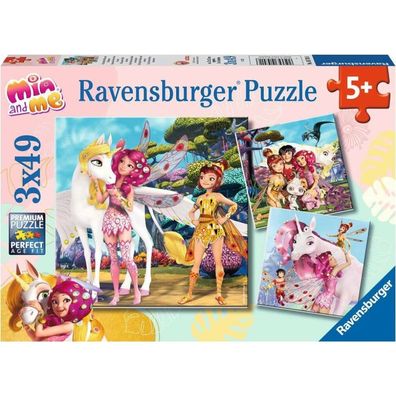 Kinderpuzzle Im Land der Elfen und Einhörner (3x 49 Teile)
