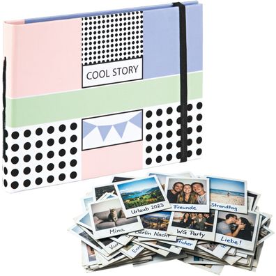 Hama Foto-Album Foto-Buch Buchalbum für Polaroid Fuji Instax Sofortbild Bilder