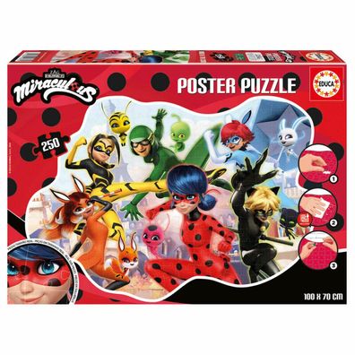 Miraculous Ladybug Poster puzzle 250pcs