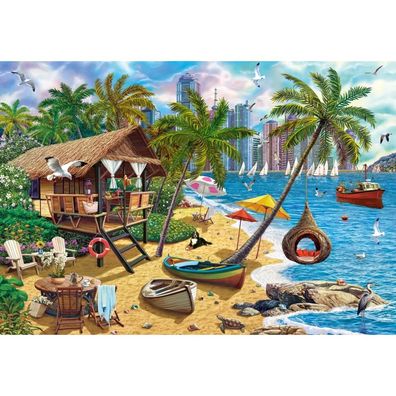 Castorland Puzzle Sommer in der Stadt 1000 Teile