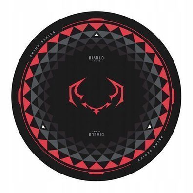 Anti-Rutsch-Gaming-Matte für Diablo Chairs, schwarz-rot