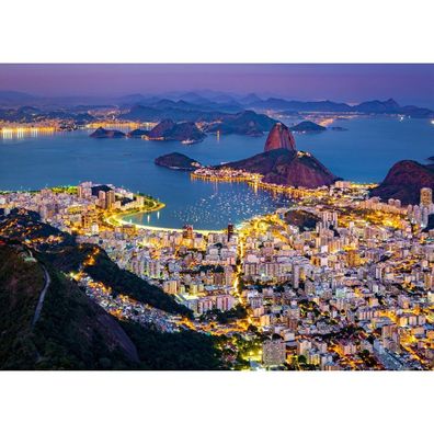 ENJOY Puzzle Rio de Janeiro bei Nacht, Brasilien 1000 Teile