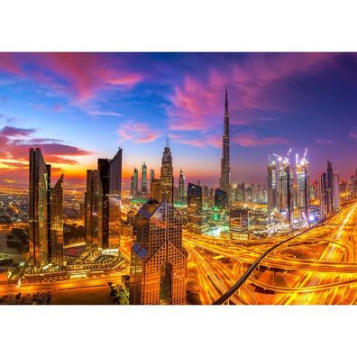 ENJOY Puzzle Dawn über Dubai 1000 Teile