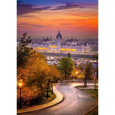 ENJOY Puzzle Buda Vier und das ungarische Parlament 1000 Teile