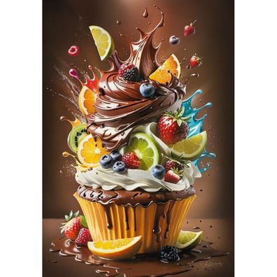 CHERRY PAZZI Puzzle Crazy Cake 500 Teile
