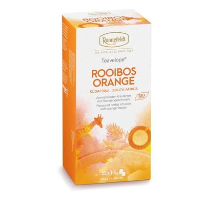 156,00 Euro/ 1 kg) Ronnefeldt Teavelope® Rooibos Orange BIO