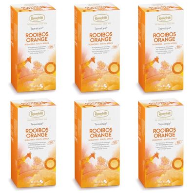 157,33 Euro/ 1 kg) Ronnefeldt Teavelope® Rooibos Orange BIO - 6er Pack
