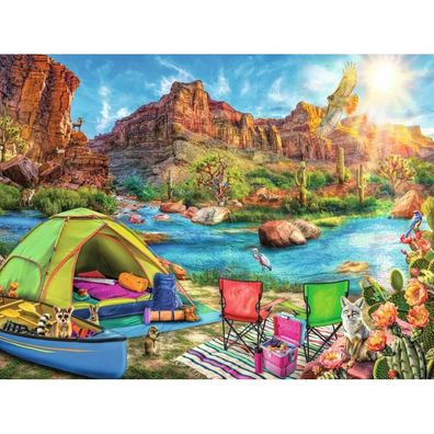 Ravensburger Puzzle Camping im Canyon 1500 Teile