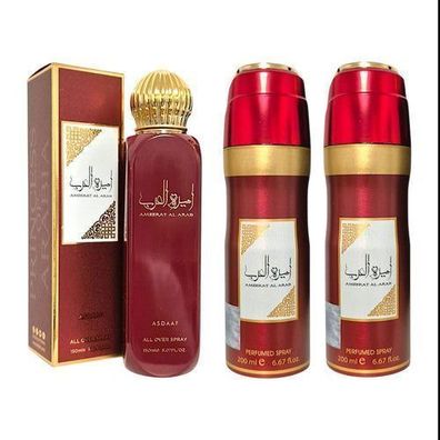 Lattafa Ameerat Al Arab All Over Spray und Deodorant nach Auswahl 1 Stk
