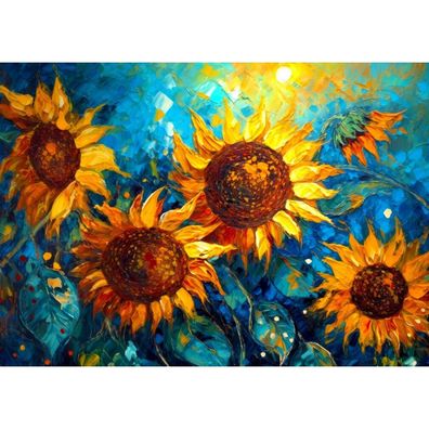 ENJOY Puzzle Treffen der Sonnenblumen 1000 Teile