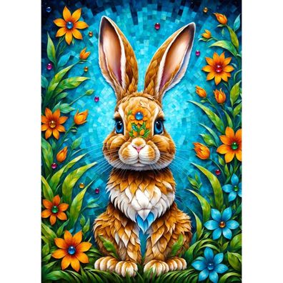 ENJOY Puzzle Garten Kaninchen 1000 Teile