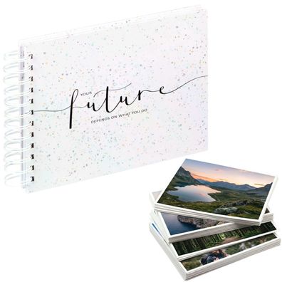 Hama Spiral Foto-Album Foto-Buch 50x Seiten 50x 10x15 15x20 Bilder Einkleben