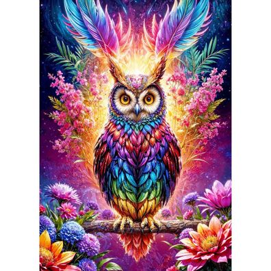 ENJOY Puzzle Neon Eule 1000 Teile