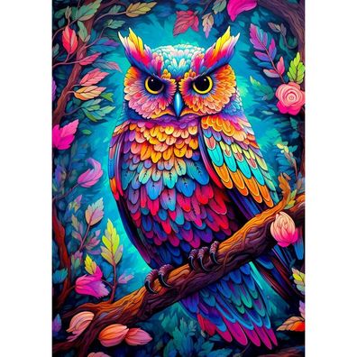 ENJOY Puzzle Dazzling Owl 1000 Teile