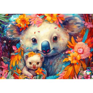 ENJOY Puzzle Cuddle mit Koala 3000 Teile