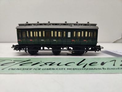 Märklin H0 AC 4005 / 280 Abteilwagen 2. Kl. / Grün / Licht