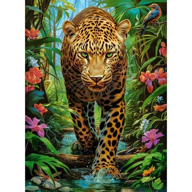 Castorland Puzzle Leopard in freier Wildbahn 2000 Teile