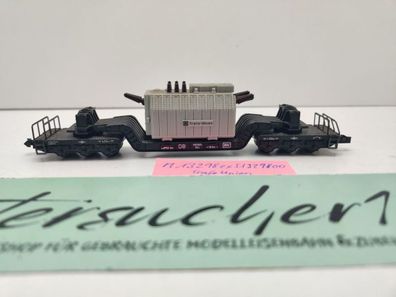 Minitrix N DC 13298 ex 3298 Tiefladewagen Trafo "Trafo Union" SSt / DB