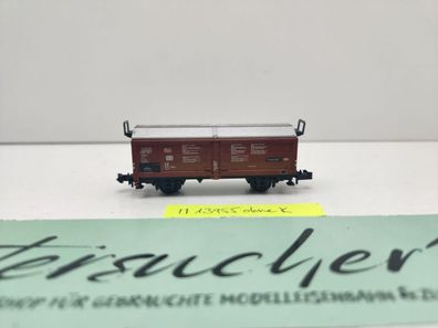Minitrix N DC 13955 Schiebewandwagen Tis858 / norm. Kupplung / DB