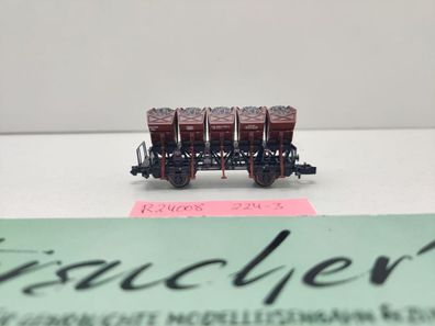Roco N DC 24008 Muldenkippwagen mit Schotter 224-3 F-z120 aus Set / DB