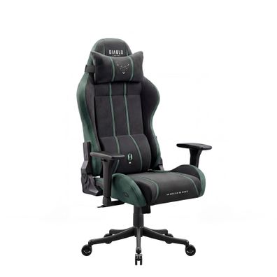 Gaming-Sessel aus Stoff, schwarz-grün, Diablo X-One 2.0 Forest Green Small