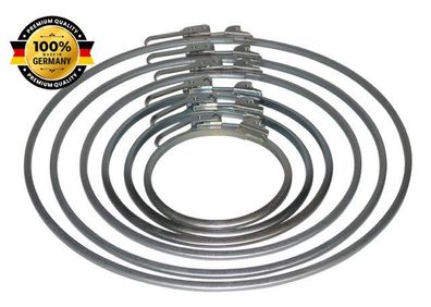 Spannschelle Schnellspannschelle Spannring Rohrschelle mit/ohne Dichtung