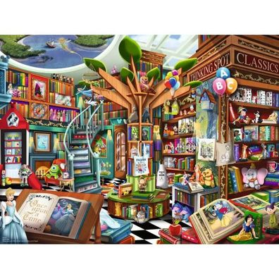 Erwachsenenpuzzle 1500 Teile - Disney Story Book Refresh