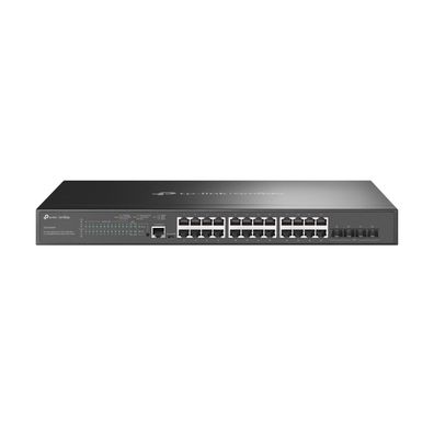 24-PORT Gigabit POE+ L2+ SWITCH 4X 10GE SFP