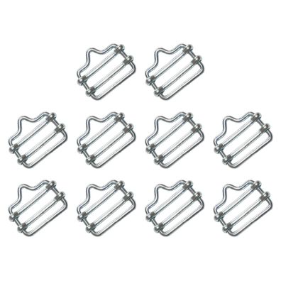 Electra Breitbandverbinder Metall, 40mm, 10er Set - sichere Verbindung von Weideza