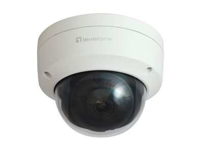 LevelOne IPCam Dome Fix Out 2MP/H.265/IR/ 7W/PoE/IP67