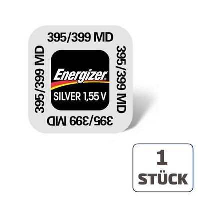 1x Energizer 395 / 399 Uhrenbatterien 1,55 V SR927SW IEC SR57 Knopfzelle