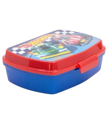 Hot Wheels Lunchbox Kinder Brotdose für Schule Freizeit und Ausflug