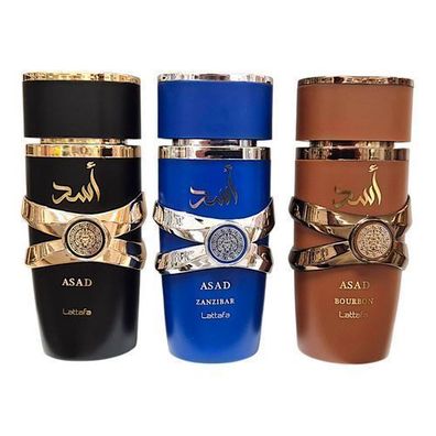 Lattafa Asad, Asad Zanzibar, Bourbon Eau de Parfum 100 mlx