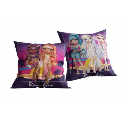 Rainbow High Dekokissen Kuschelkissen (1 Stk.) 40 x 40 cm aus Polyester