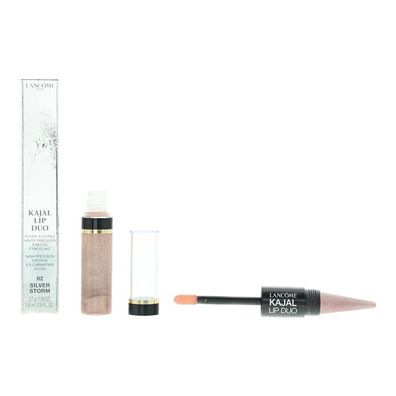 Lancome, Kajal Lip Duo, Duo, Flüssiger Lippenstift, 02, Silver Storm, 2,7 g