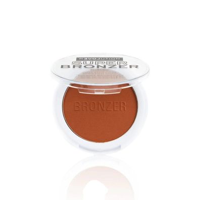 Makeup Revolution Relove Super Bronzer-Kompaktpuder mit mattem Finish, Sahara, 6 g