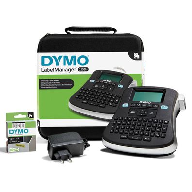 Dymo LabelMANAGER 210D - Beschriftungsgerät - s/w - Thermotransfer - Rolle (1,2 cm)