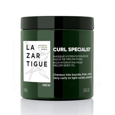 Lazartigue, Lockenspezialist, Crememaske zur Haarbehandlung, Feuchtigkeit, 250 ml