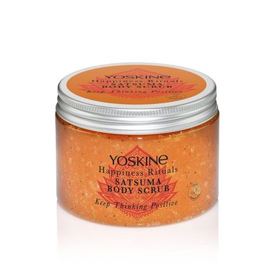 Yoskine, Happiness Rituals, Satsuma, Peeling, Körperpeeling, 300 ml