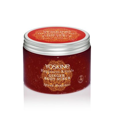 Yoskine, Happiness Rituals, Ingwer, Peeling, Körperpeeling, 300 ml