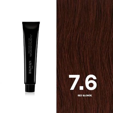Balmain Professionnel, Couleurs Couture, permanente Haarfarbe, 7,6 Rotblond, 60 ml