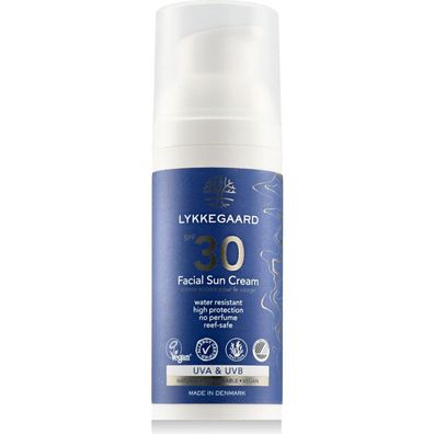 Lykkegaard Sonnencreme für das Gesicht SPF 30 50 ml