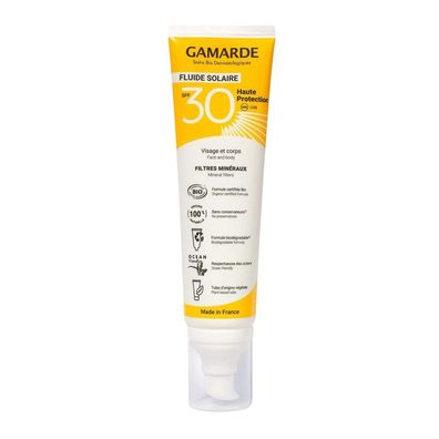 Gamarde, Gamarde, Bio, Sonnenschutz, Sonnenschutzcreme, Körper, SPF30, 100 ml