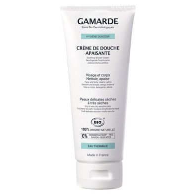 Gamarde, Hygiene, Bio, Beruhigende Duschcreme, 200 ml